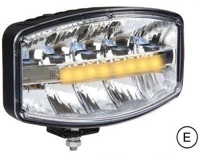 MLED-Scheinwerfer mit weiß/gelbem Positionslicht, E-geprüft-2