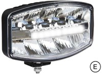 MLED Verstraler met wit/amber positielicht E-keur