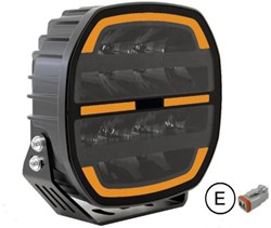MLED Phoenix Combo mit orangem und weißem Positionslicht 9 Zoll E-Prüfzeichen