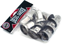 Stainless steel wheel nut caps 33mm - height 65mm - 10 pieces-2