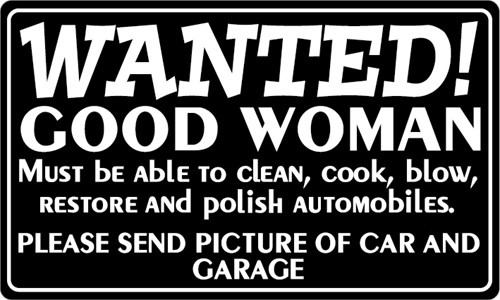 Wanted Good Woman bord