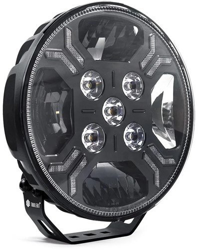 Verstraler Ypsilon 9 LEDs oranje/wit DRL flitser 9-36V