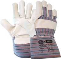 Buffalo leather work glove, size 10