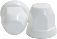Diesel Garden Plastic wheel nut caps white 32mm - 10 pieces