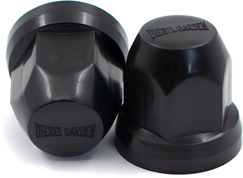 Diesel Garden Kunststoff Radmutterkappen schwarz 32mm - 10 Stück