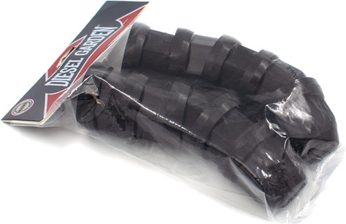 Diesel Garden Kunststoff Radmutterkappen schwarz 32mm - 10 Stück-3