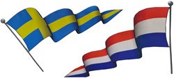 Wimpel Zweden Nederland