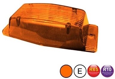 MLED Double Burner with Flash Classic Style Amber Lens-2