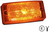 MLED Classic markering amber - amber lens