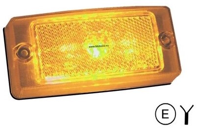 MLED Classic markering amber - heldere lens