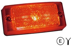 MLED Classic markering rood - rode lens