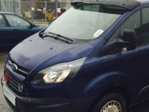 Acryl Zonneklep Ford Transit Custom 2013