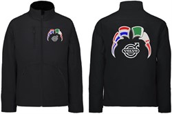 Softshelljacke Volvo mit Wimpel Niederlande - Italien